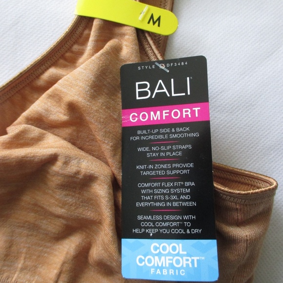 NWT -  BALI Comfort bra - sz M - MSRP $40.00 - Picture 2 of 4